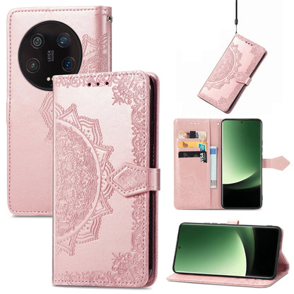 Mandala Flower Embossed Leather Phone Case, For Redmi Note 12 Pro 4G, For Xiaomi 13 Ultra