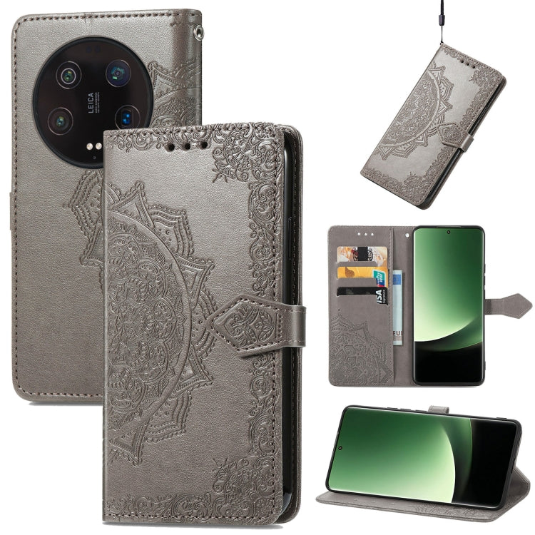 Mandala Flower Embossed Leather Phone Case, For Redmi Note 12 Pro 4G, For Xiaomi 13 Ultra