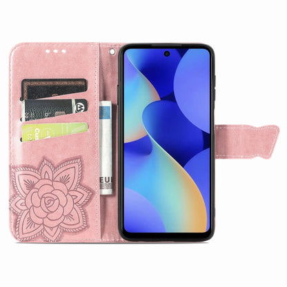Rose pink embossed leather phone wallet case with cut card slots and magnetic closure