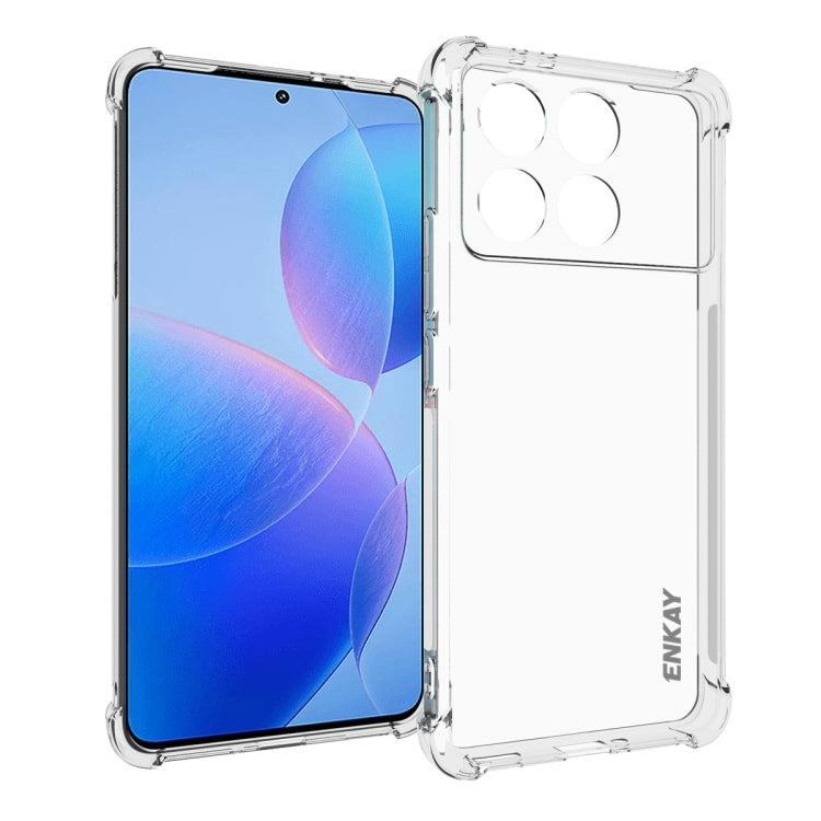 ENKAY Hat-Prince Transparent TPU Shockproof Phone Case, For Xiaomi 18 Pro Max 5G, For Xiaomi 18 Pro 5G, For Redmi Note 17 Pro 5G Global 163.5mm, For Xiaomi Poco M8 Power 5G, For Xiaomi Poco F9 Ultra 5G, For Xiaomi Poco F9 Pro 5G, For Xiaomi 17T Pro 5G ...