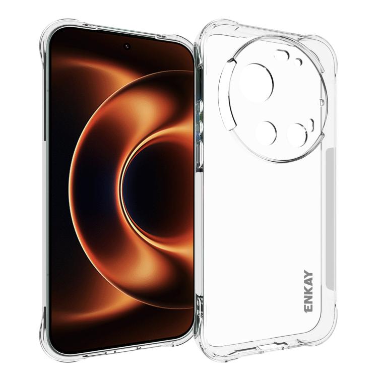 ENKAY Hat-Prince Transparent TPU Shockproof Phone Case, For Xiaomi 18 Pro Max 5G, For Xiaomi 18 Pro 5G, For Redmi Note 17 Pro 5G Global 163.5mm, For Xiaomi Poco M8 Power 5G, For Xiaomi Poco F9 Ultra 5G, For Xiaomi Poco F9 Pro 5G, For Xiaomi 17T Pro 5G ...