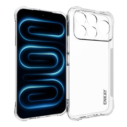 ENKAY Hat-Prince Transparent TPU Shockproof Phone Case, For Xiaomi 18 Pro Max 5G, For Xiaomi 18 Pro 5G, For Redmi Note 17 Pro 5G Global 163.5mm, For Xiaomi Poco M8 Power 5G, For Xiaomi Poco F9 Ultra 5G, For Xiaomi Poco F9 Pro 5G, For Xiaomi 17T Pro 5G ...