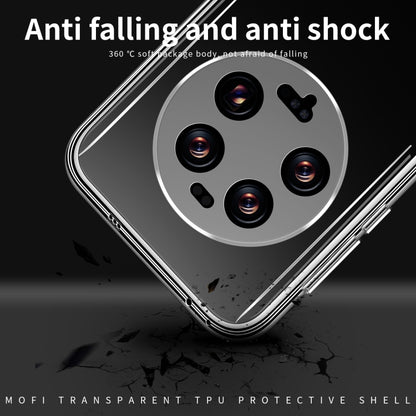 Clear TPU phone case for Xiaomi 13 Ultra, anti-shock corners and camera cover