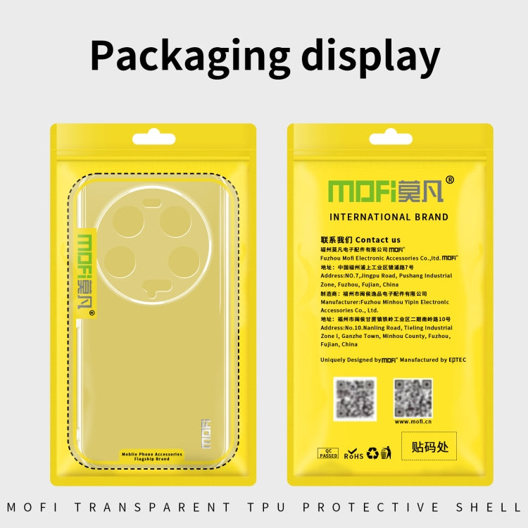 MOFI transparent TPU phone case packaging display for Xiaomi 13 Ultra