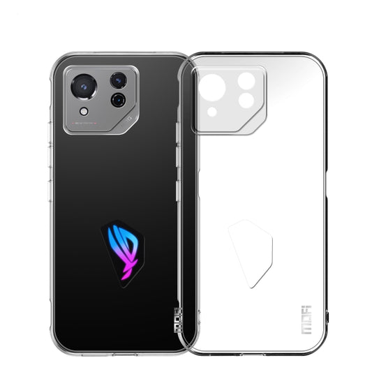 Transparent TPU phone case with dual-tone back and cutouts for camera and ports