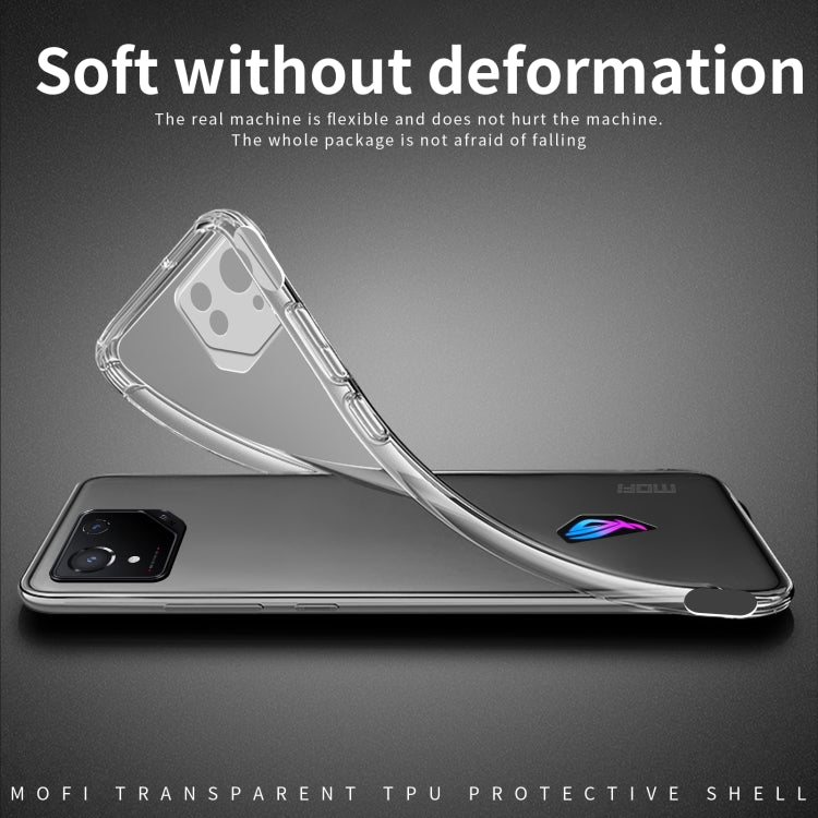 Transparent TPU phone case with clear frame and raised camera lens protection