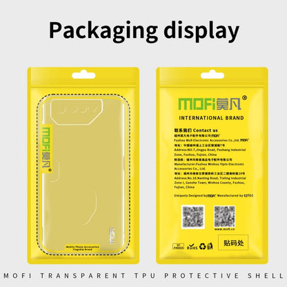 Retail packaging for transparent TPU phone case in a clear plastic sleeve