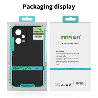MOFI micro-frosted hard phone case shown in retail packaging, quality phone case