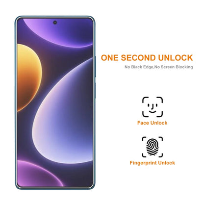 Tempered glass screen protector for smartphone, clear full-screen 2.5D
