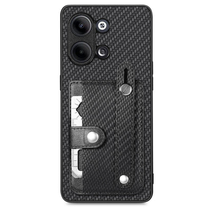 Black textured phone case with card holder and kickstand, plus tool knife details