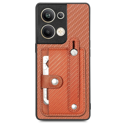 Orange woven phone wallet case with kickstand and card holder, tool knife
