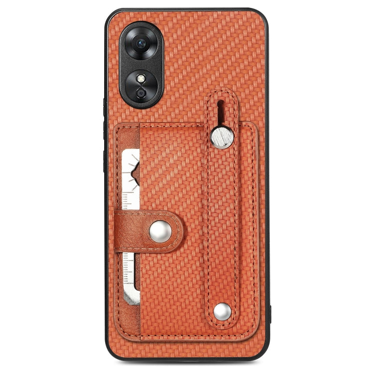 Orange woven card wallet phone case with kickstand, card pockets, tool knife