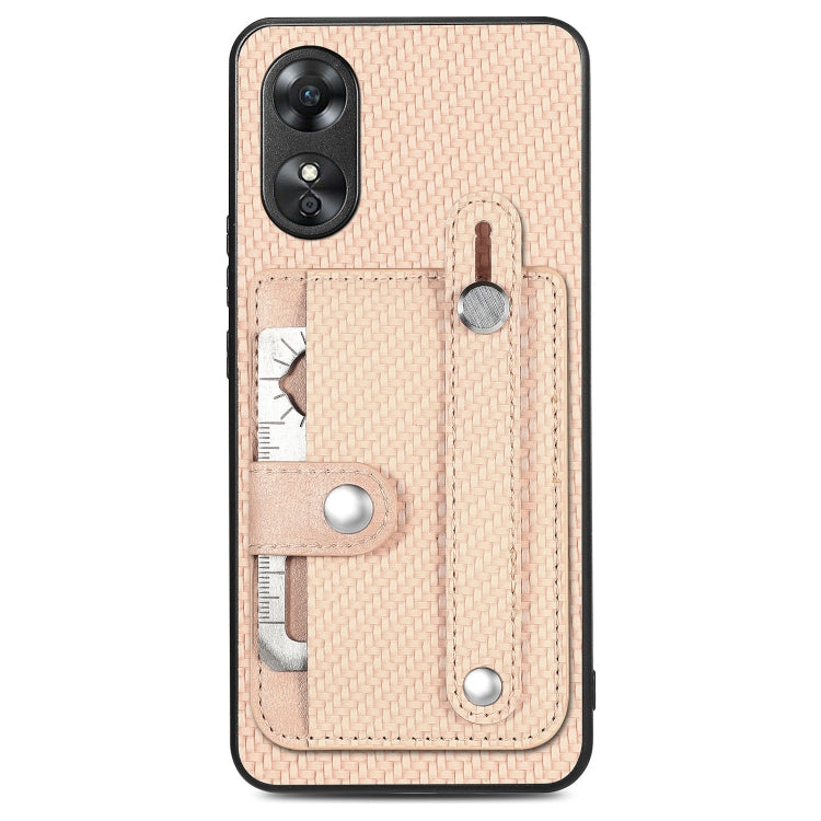 Pink woven phone case with card wallet flap and kickstand, tool knife included