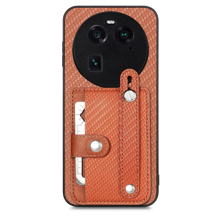 Orange woven phone case with kickstand stand, card slots, and tool knife cutout