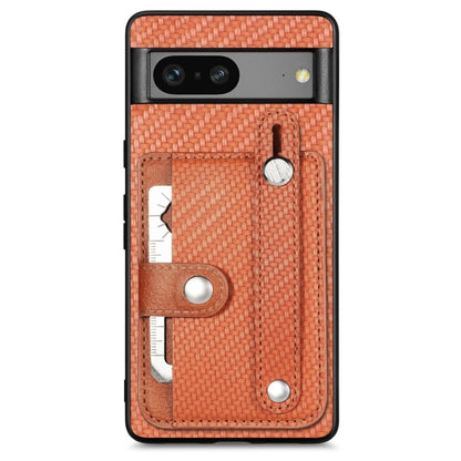 Orange woven card wallet phone case with ring kickstand and tool knife pocket