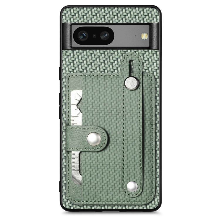 Green woven card wallet phone case with ring kickstand and tool knife pocket