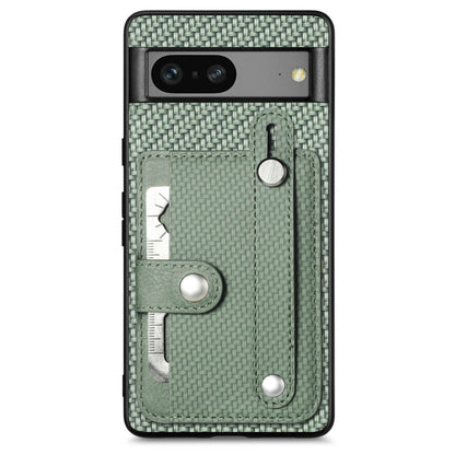 Green woven card wallet phone case with ring kickstand and tool knife pocket