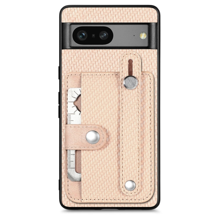 Tan woven card wallet phone case with ring kickstand and tool knife pocket