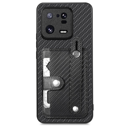 Black wristband kickstand card wallet phone case with card slots and metal tool blade cutout