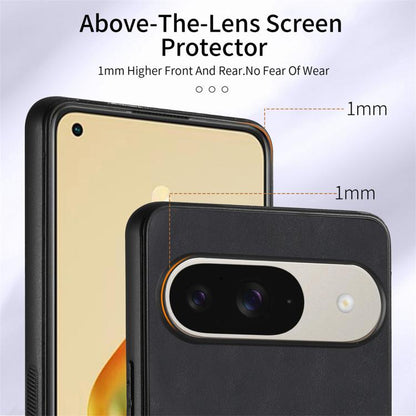 Black ring card wallet phone case with front camera cover and raised screen lip