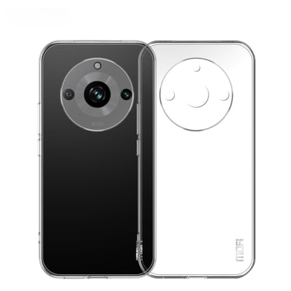 Clear ultra-thin TPU phone case pair view with camera and button cutouts