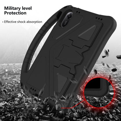 Shockproof tablet case with shock-absorbing design, dark black