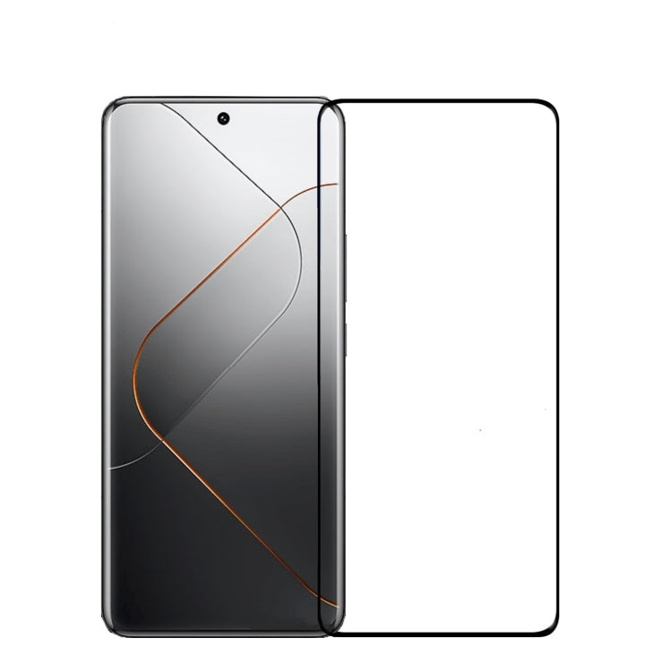Tempered glass screen protector with curved 3D design, clear cover for flat phone screen