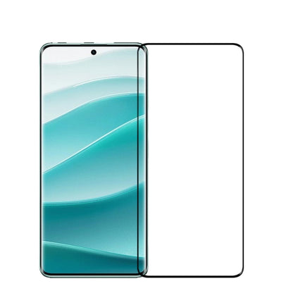 Tempered glass screen protector with curved 3D border, clear film for front glass panel