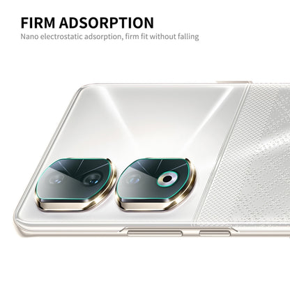 Rear camera lens tempered glass film applied to phone back, covering dual lenses