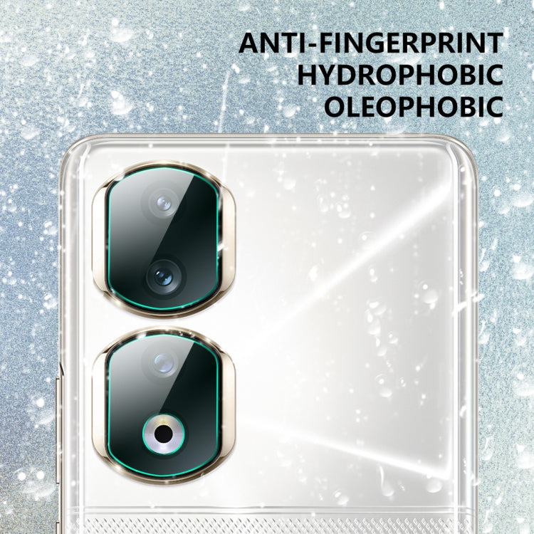 Tempered glass rear camera film with anti-fingerprint hydrophobic coating, dual lenses