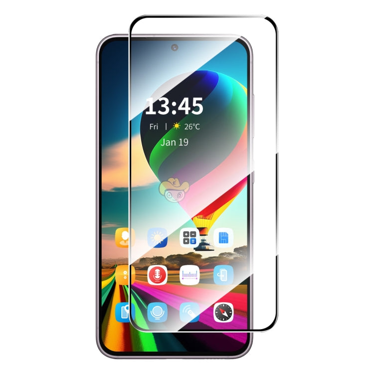 Full glue tempered glass screen protector film for smartphone with precision cutouts