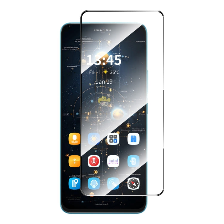 Full glue tempered glass screen protector film for smartphone, clear front coverage