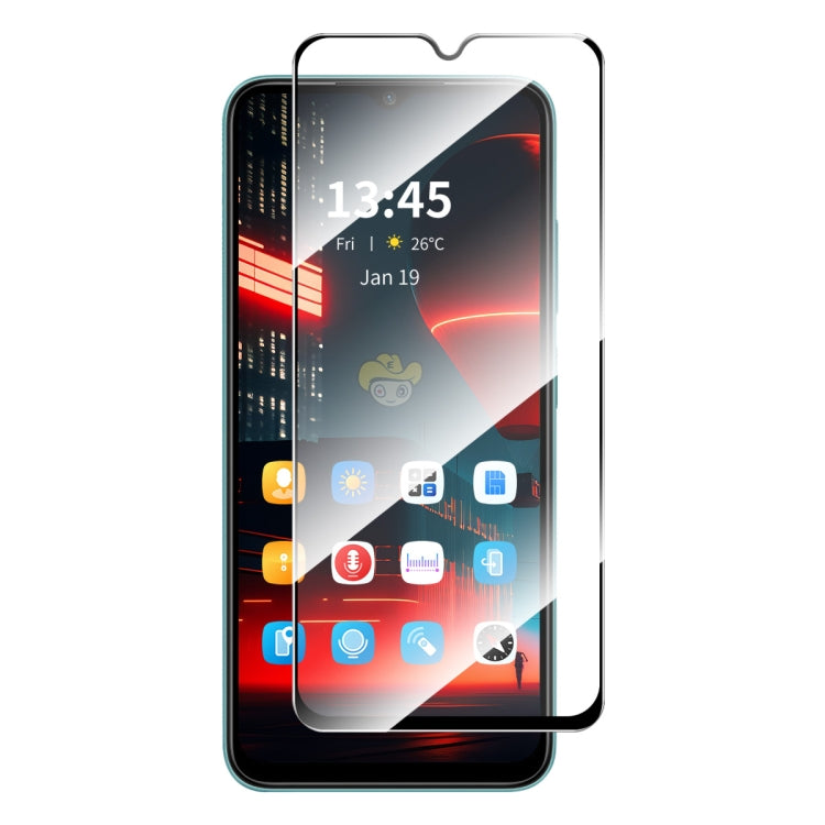 Full glue tempered glass screen protector film for smartphone with adhesive full cover