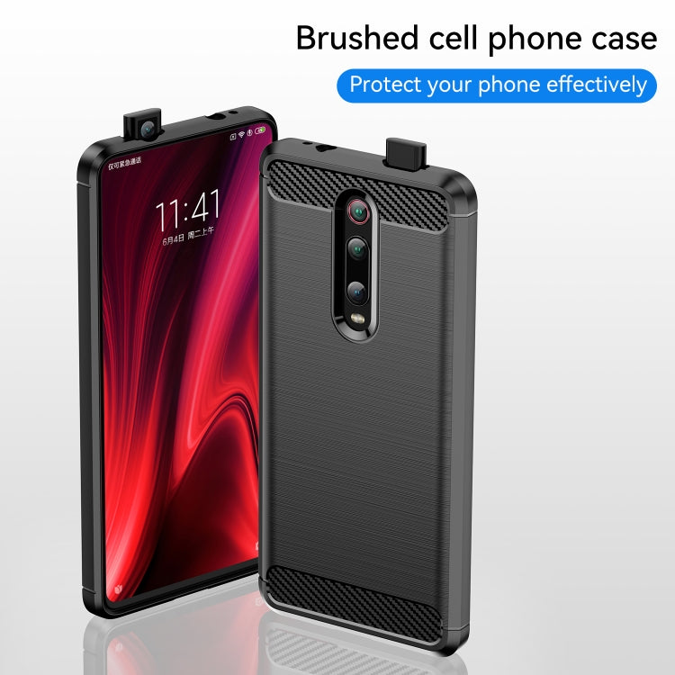 Brushed Texture Carbon Fiber TPU Case for Xiamo Redmi K20 / K20 Pro, For Xiaomi Redmi K20 / K20 Pro
