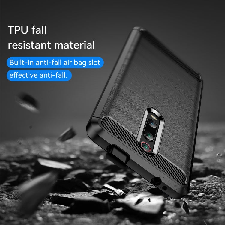 Brushed Texture Carbon Fiber TPU Case for Xiamo Redmi K20 / K20 Pro, For Xiaomi Redmi K20 / K20 Pro