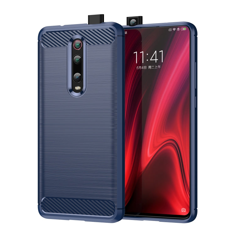 Brushed Texture Carbon Fiber TPU Case for Xiamo Redmi K20 / K20 Pro, For Xiaomi Redmi K20 / K20 Pro