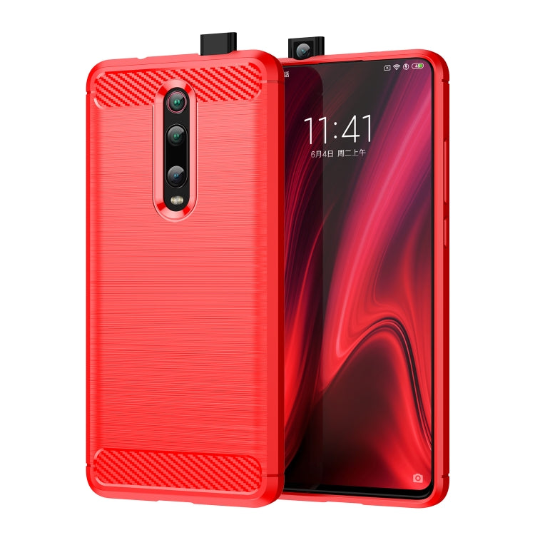 Brushed Texture Carbon Fiber TPU Case for Xiamo Redmi K20 / K20 Pro, For Xiaomi Redmi K20 / K20 Pro