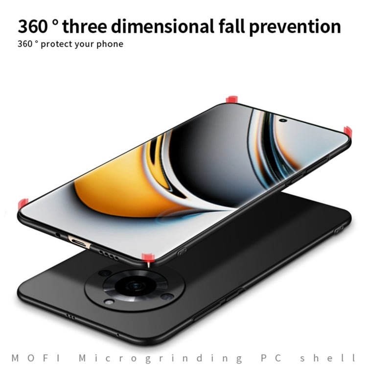 Ultra-thin frosted phone cases with camera cutouts in black, front and back views