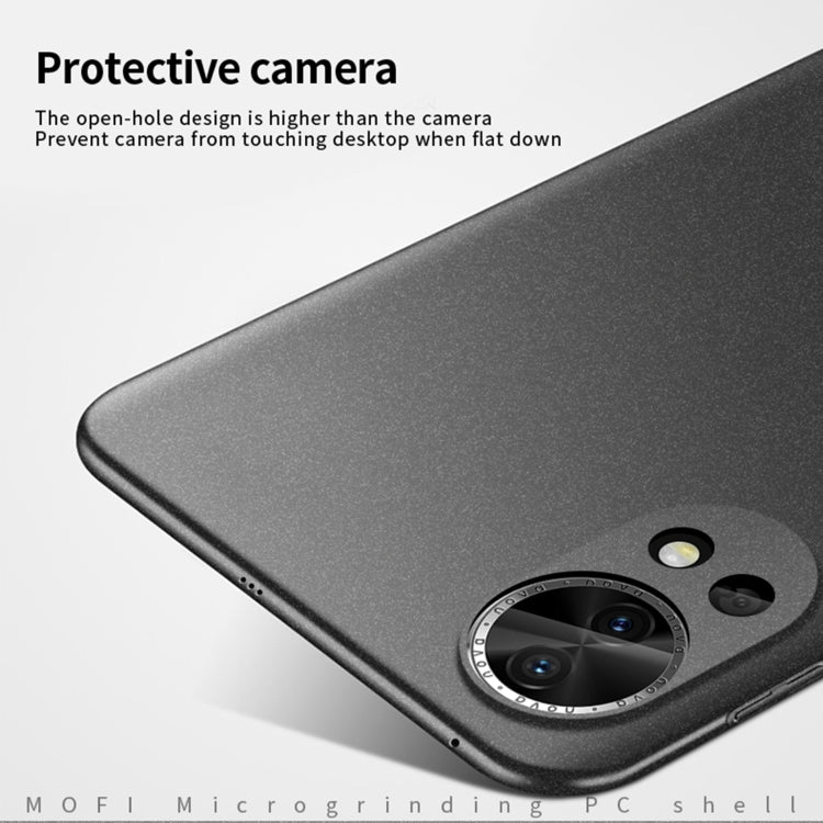 Gray frosted phone case with protective camera opening on the back