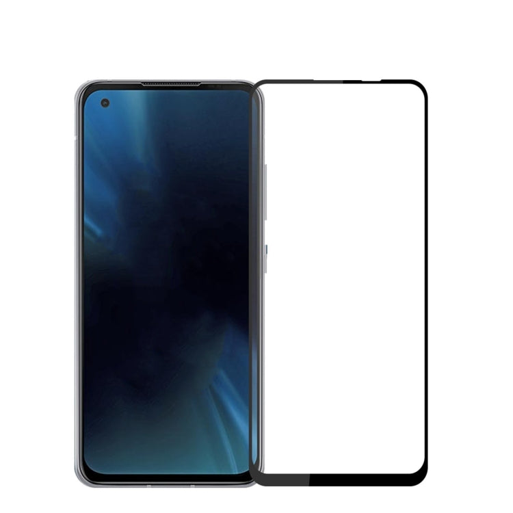 Tempered glass screen protector film for a smartphone, full-screen cover panel