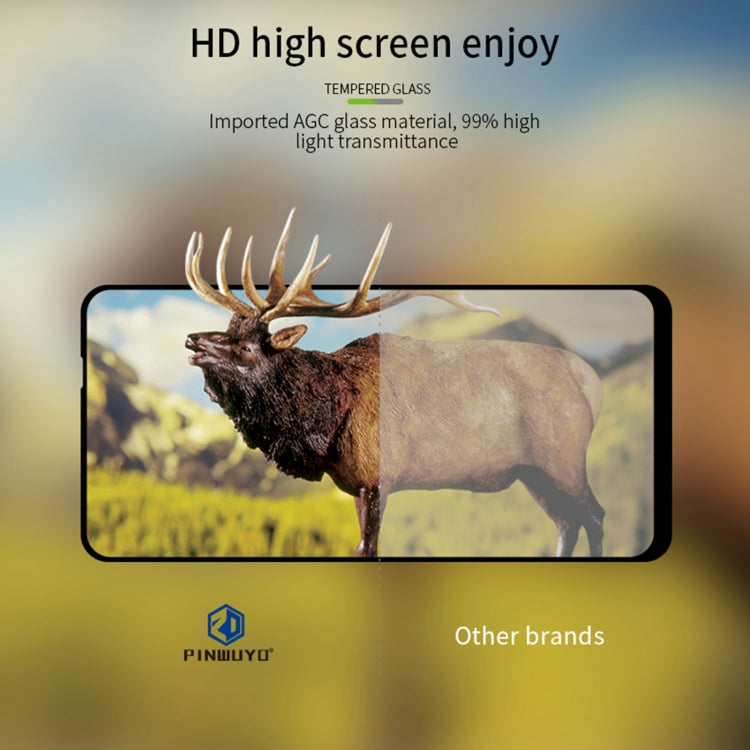 HD tempered glass screen protector film with high light transmittance