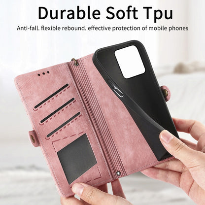 Geometric Zipper Wallet Side Buckle Leather Phone Case, For Realme C11, For Realme 6, For Realme 6 Pro, For Realme 5 / 5i / 6i, For Realme 8 / 8 Pro, For Realme 5 Pro / Q