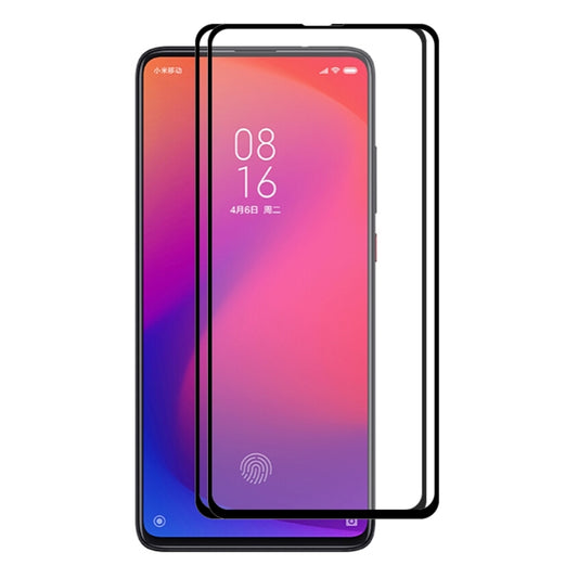 Tempered glass screen protector with full-coverage fit on a smartphone display