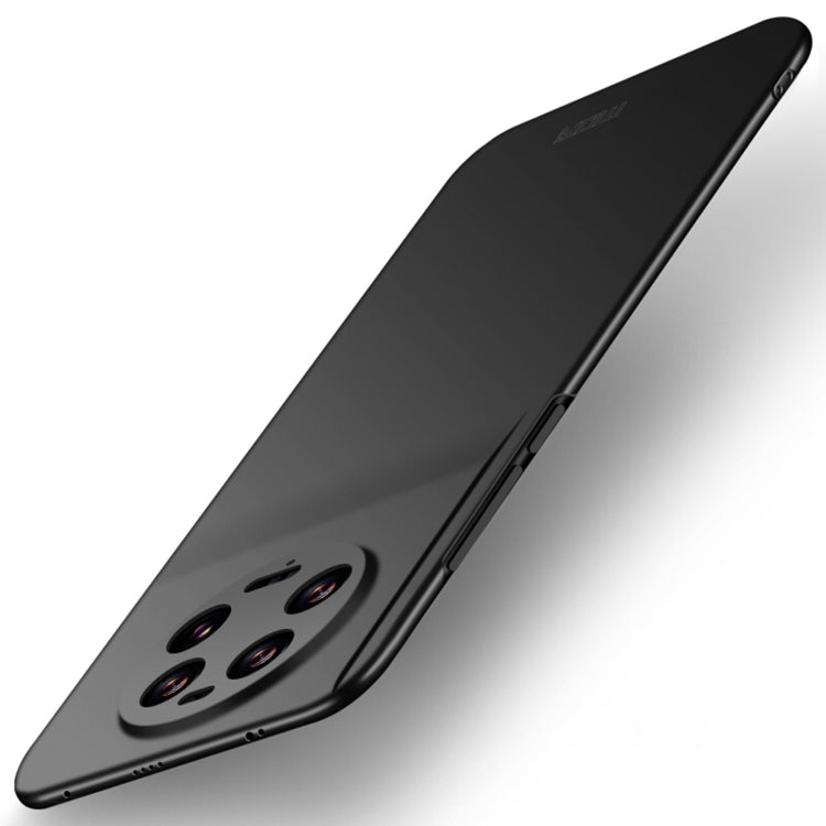 MOFI micro-frosted hard phone case, black, with camera cutouts for Xiaomi 13 Ultra