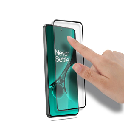 2.5D tempered glass screen protector applied to phone screen