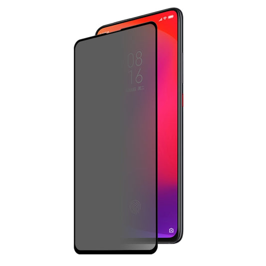 Tempered glass privacy screen protector for smartphone, dark anti-glare layer