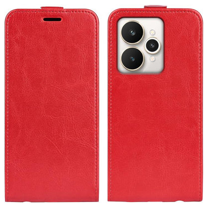 R64 Texture Single Vertical Flip Leather Phone Case, For Realme 15 5G / 15 Pro 5G
