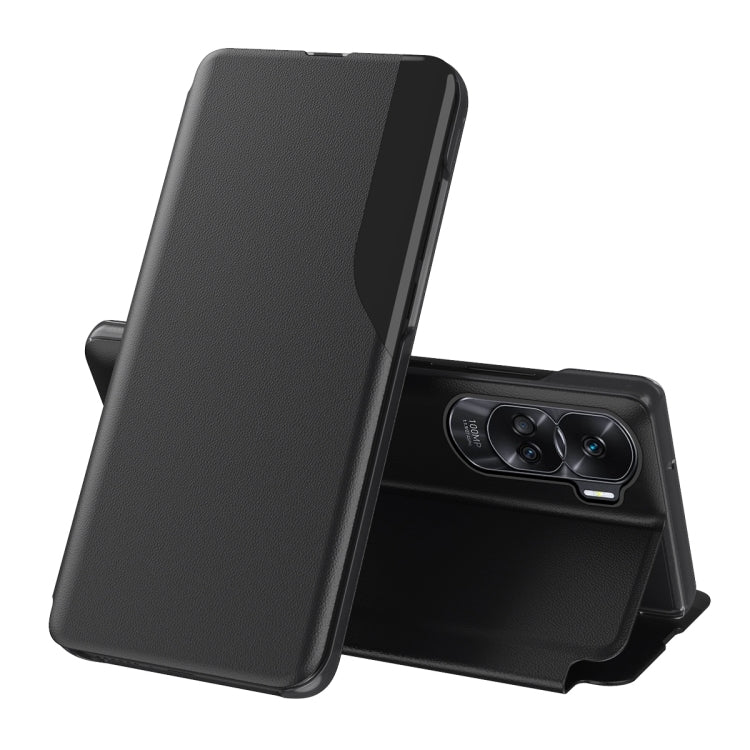 Attraction Flip Holder Leather Phone Case, For Honor 90 Lite