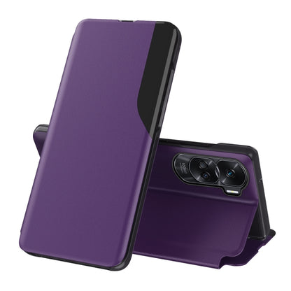 Attraction Flip Holder Leather Phone Case, For Honor 90 Lite
