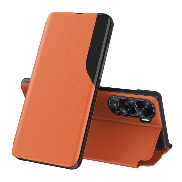 Attraction Flip Holder Leather Phone Case, For Honor 90 Lite